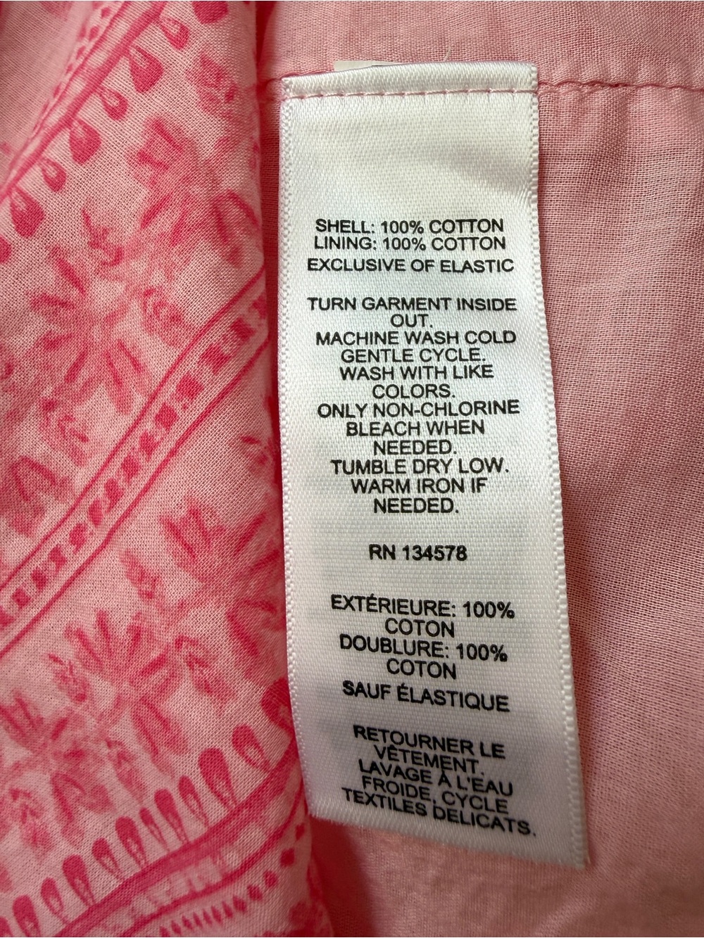 Vineyard Vines Midi Dress-Pink Cotton Smocked Ruffle Square-Neck - Picture 11 of 12